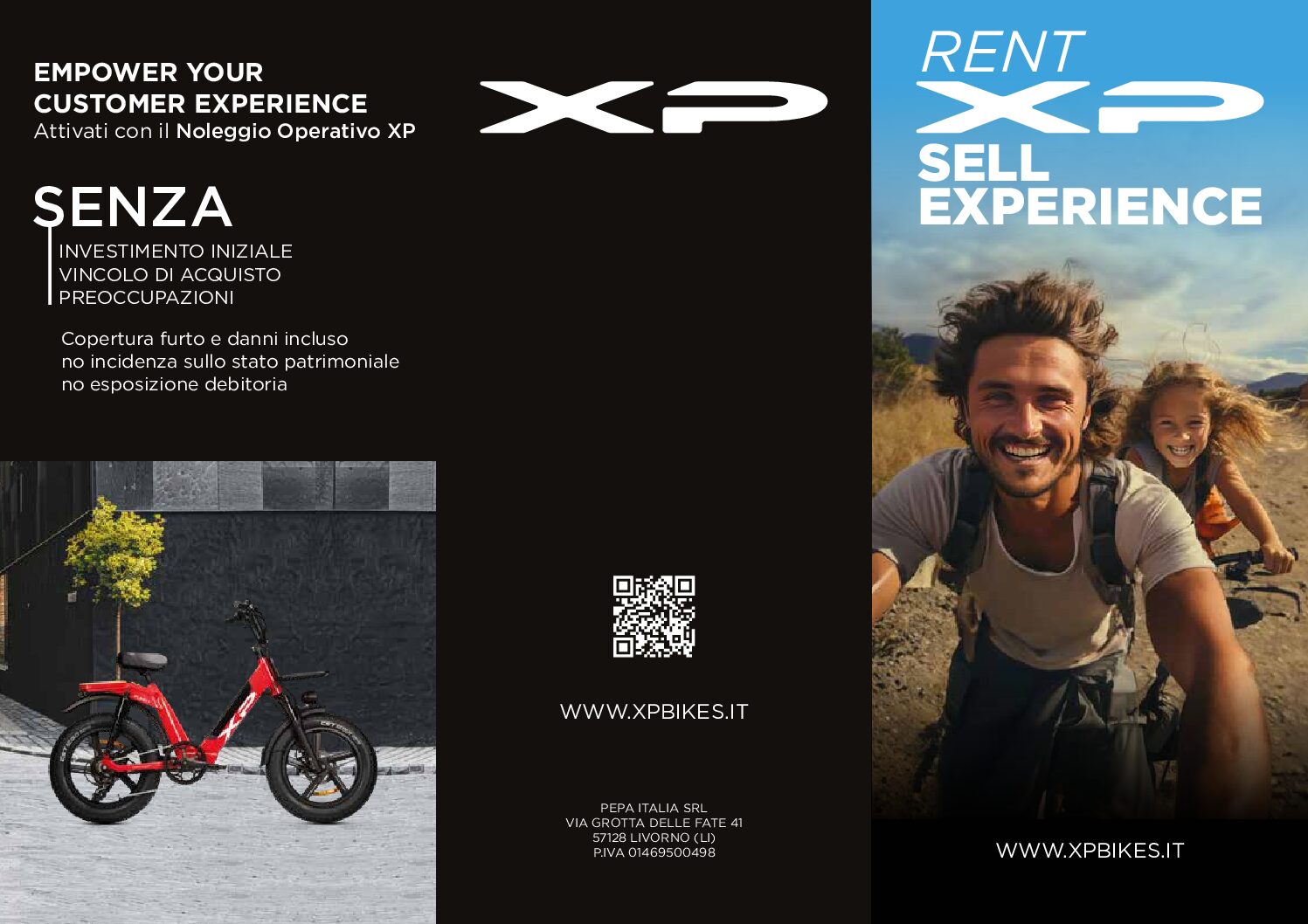 NOLEGGIO OPERATIVO BICI ELETTRICHE XP
